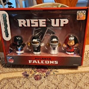 Collector NFL Atlanta Falcons Set. Fisher Price Little People. New in Box